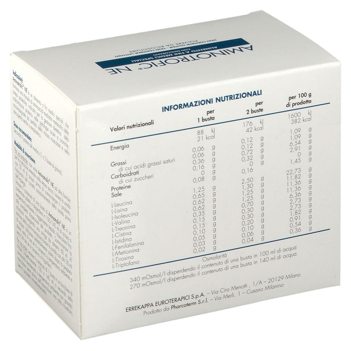 AMINOTROFIC NE ALIMENTO DIETETICO DESTINATO AI FINI MEDICI SPECIALI 30 BUSTINE 5,5G