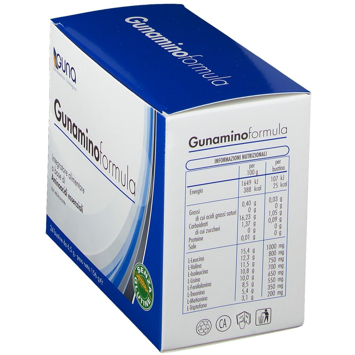 GUNAMINOFORMULA 24 BUSTINE 156 G