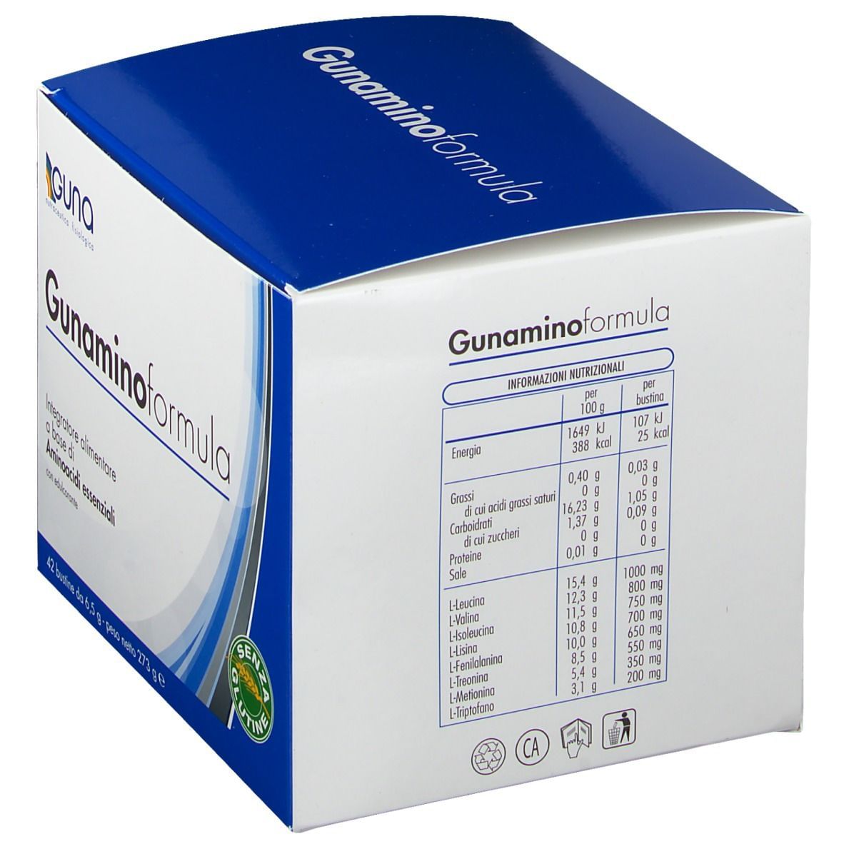 GUNAMINOFORMULA 42 BUSTINE 273 G