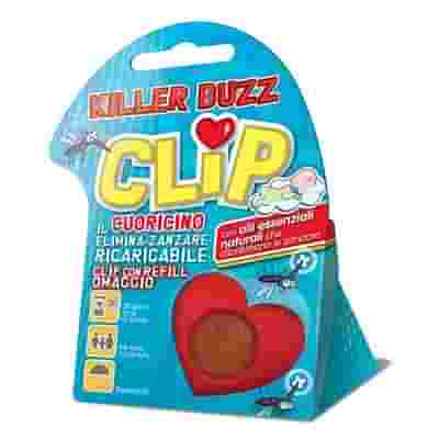 KILLER BUZZ CLIP CUORICINO ELIMINA ZANZARA