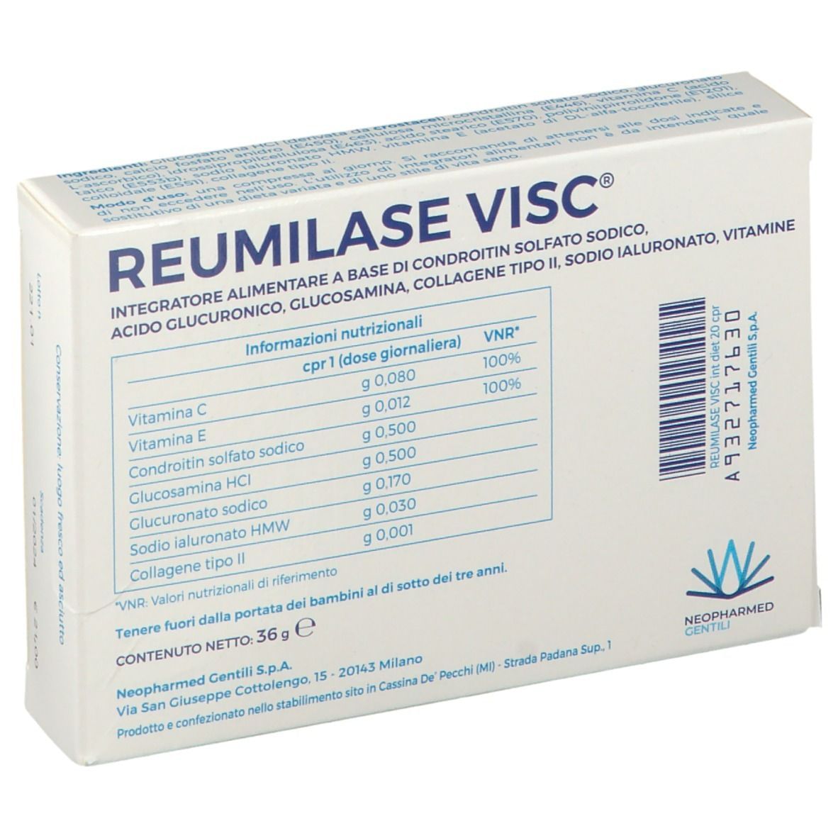 REUMILASE VISC 20 COMPRESSE