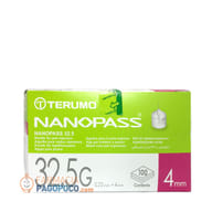 AGO PER PENNA DA INSULINA NANOPASS 32,5 GAUGE LUNGHEZZA 4 MM 100 PEZZI