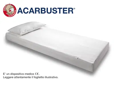 ACARBUSTER COPRIMATERASSO CULLA 40X80X10 CM ACARBUSTER COPRIMATERASSO CULLA 40X80X10 CM