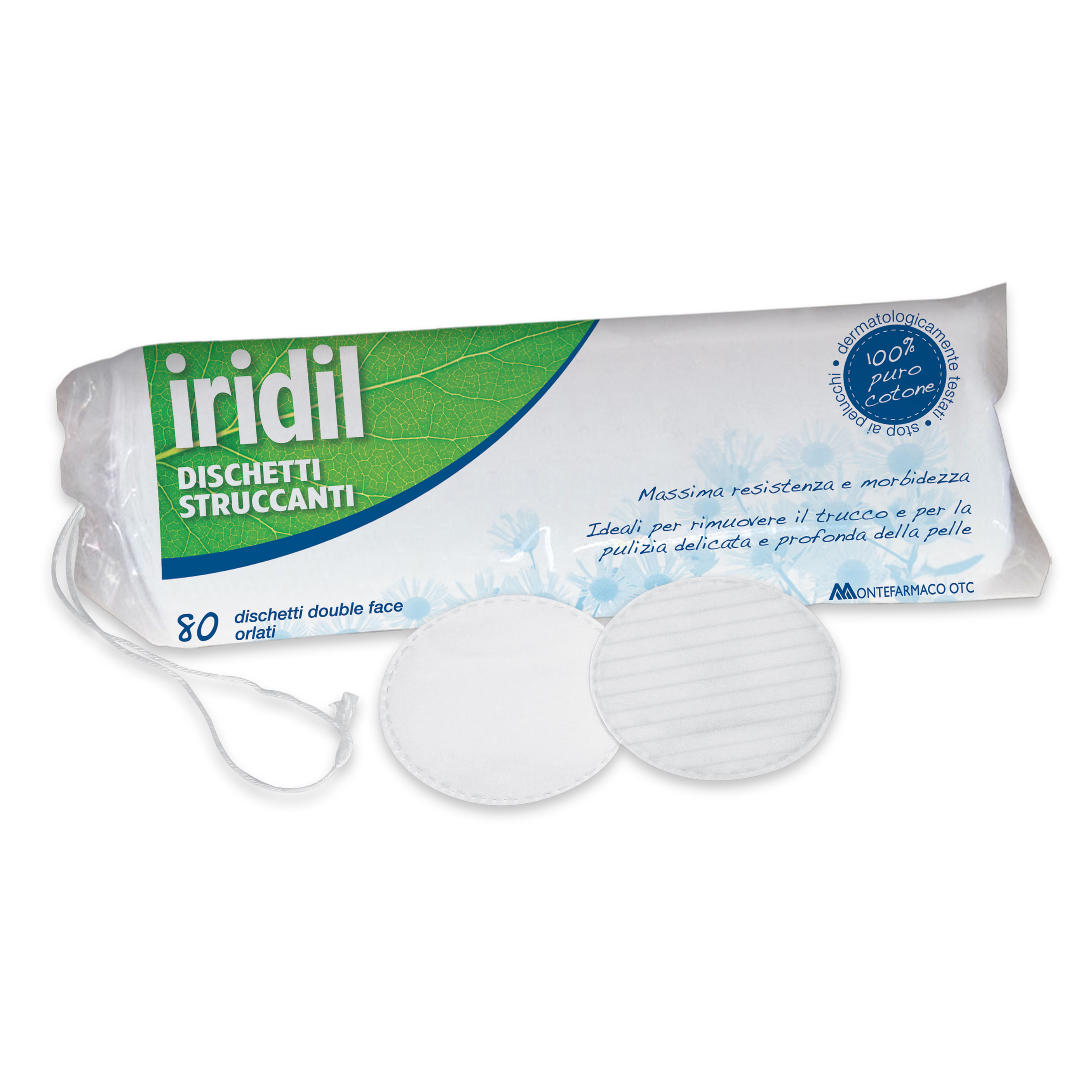 Iridil Dischetti Struccanti In Cotone 80 Pezzi