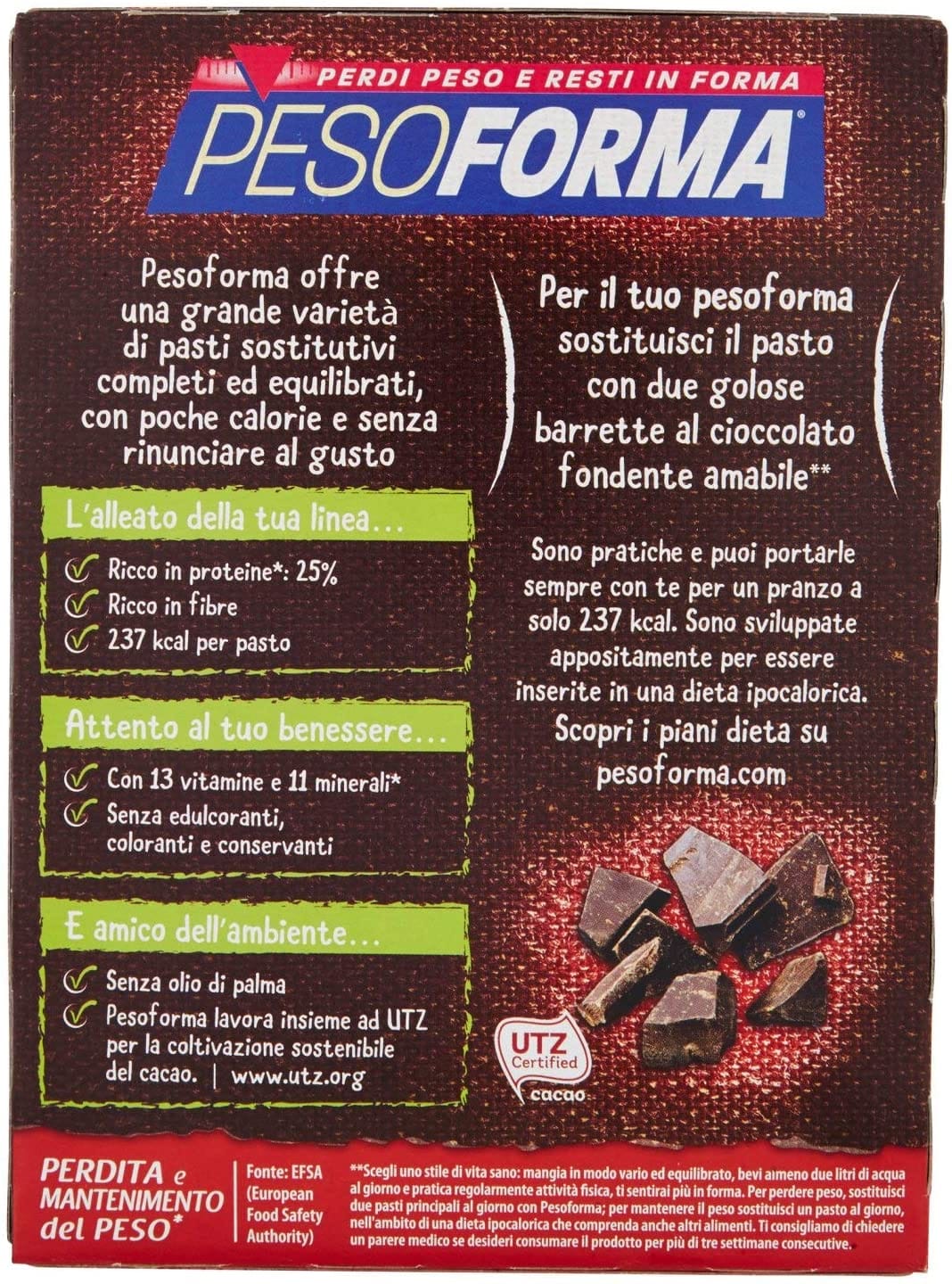 PESOFORMA BARRETTE DARK 12 X 31 G