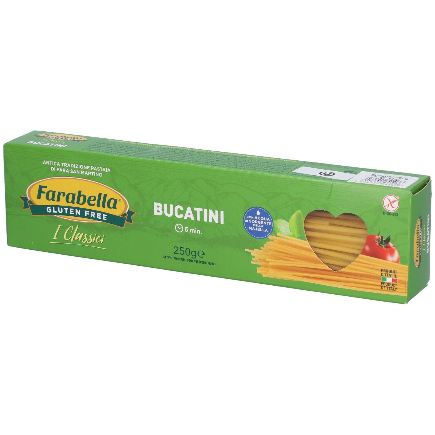 Pasta senza glutine Farabella Bucatini formato 250g