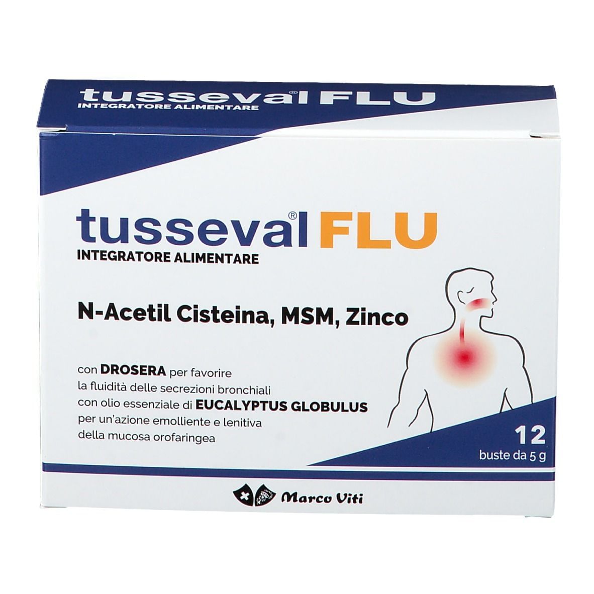 TUSSEVAL FLU 12 BUSTINE SOLUBILI