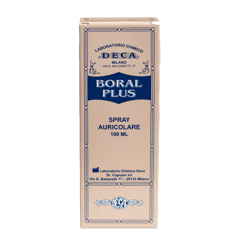 Spray auricolare Boral PLUS per l'igiene dell'orecchio 100ml