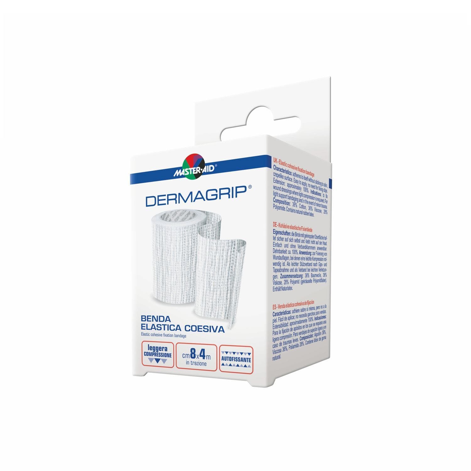 Benda elastica autobloccante Master-Aid Dermagrip 10x20cm