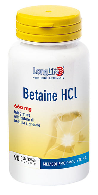 Longlife Betaine Hcl 90 Compresse