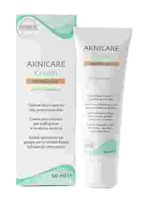 CREMA TRATTANTE COLORATA PER PELLE ACNEICA AKNICARE CREAM TEINTEE CLAIR TUBETTO 50 ML