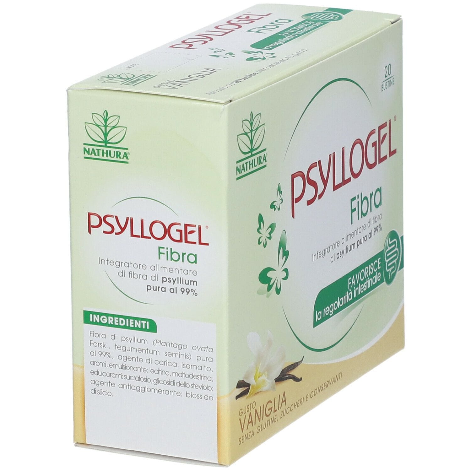 PSYLLOGEL FIBRA VANIGLIA 20 BUSTINE