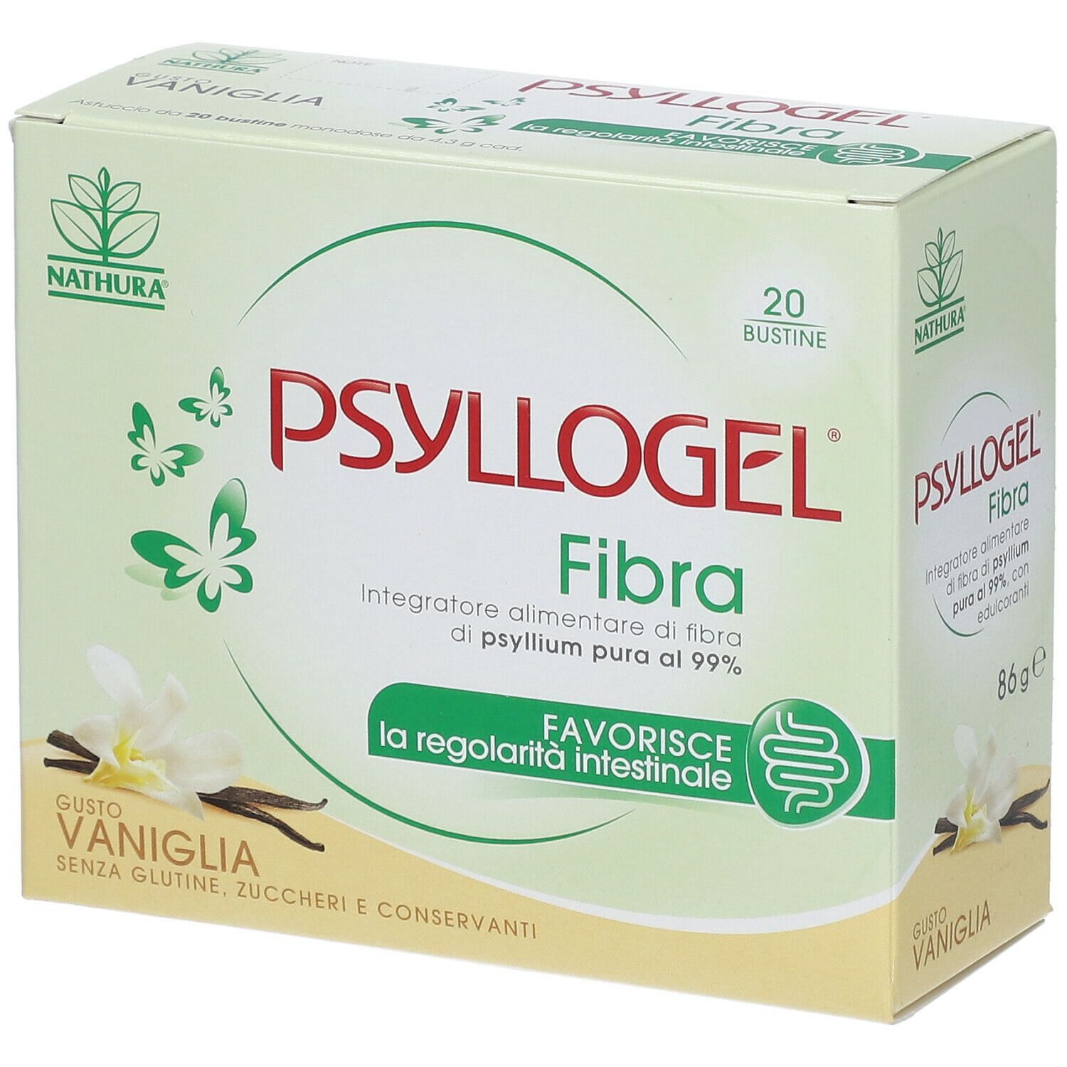 Psyllogel Fibra Vaniglia 20 Bustine