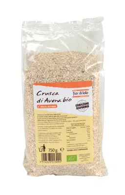 CRUSCA DI AVENA BIO 750 G CRUSCA DI AVENA BIO 750 G