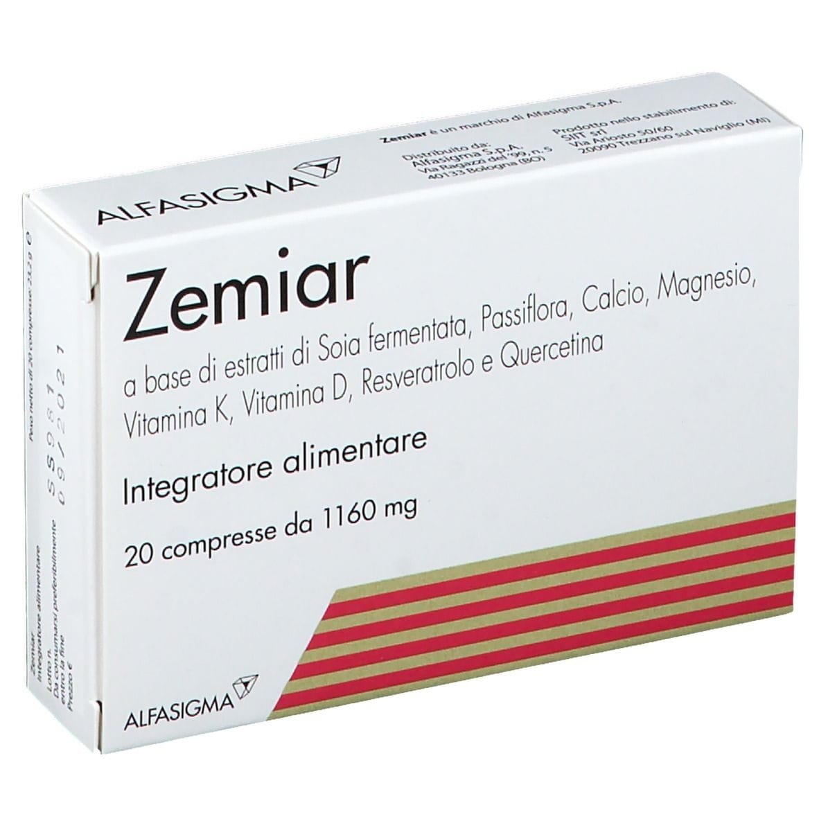 ZEMIAR 20 COMPRESSE DA 1215 MG