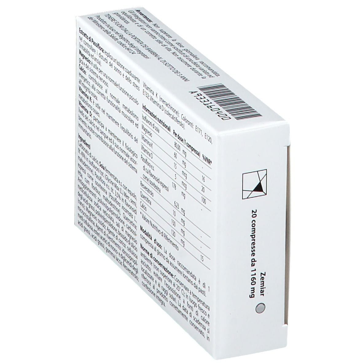 ZEMIAR 20 COMPRESSE DA 1215 MG