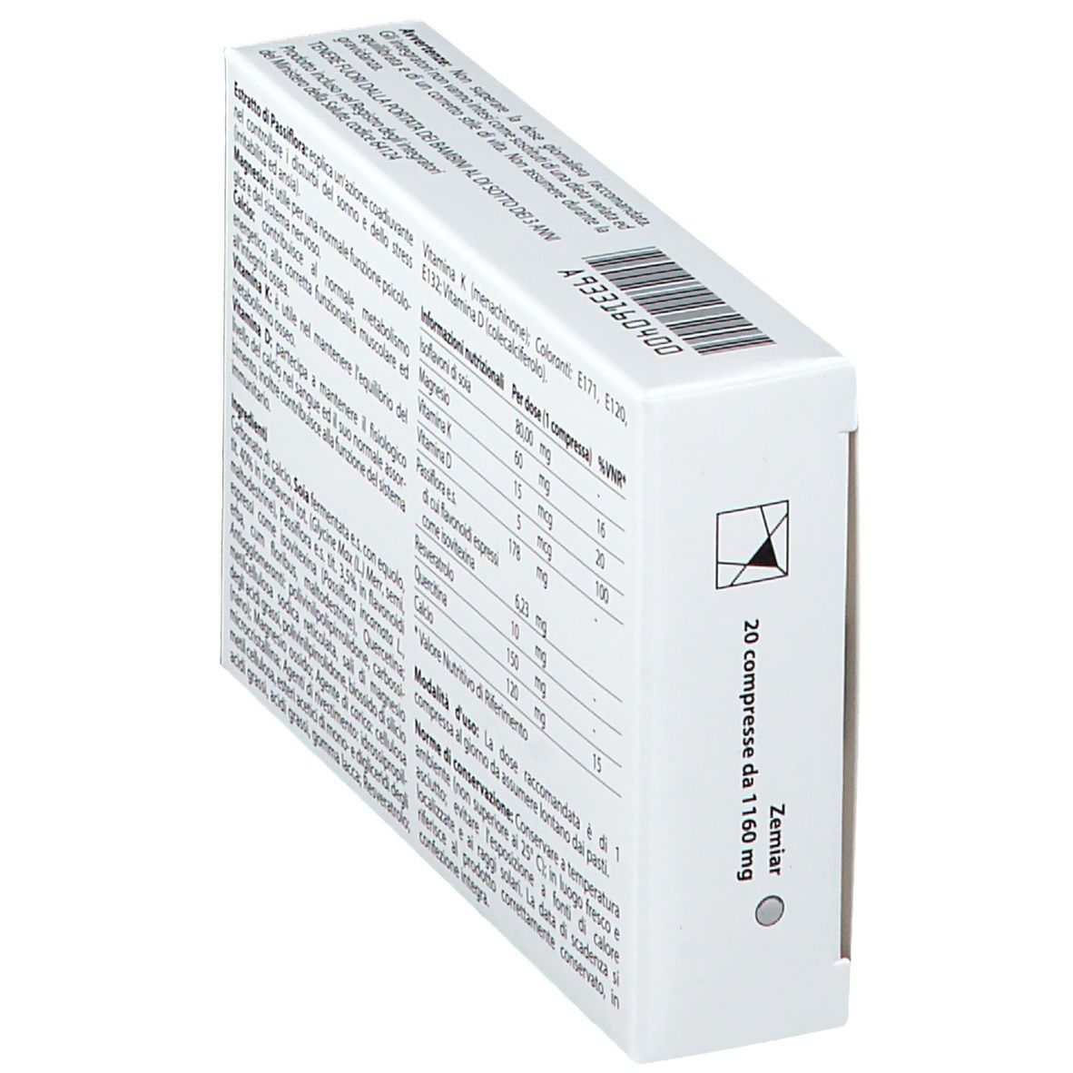 ZEMIAR 20 COMPRESSE 1160 MG