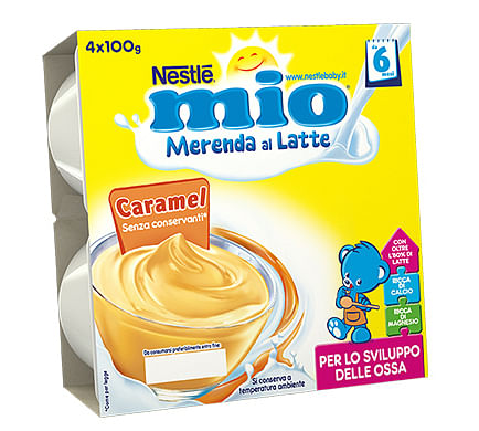 Mio Merenda Caramel 4 X 100 G