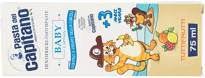 PASTA CAPITANO DENTIFRICIO BABY T FRU 75 ML PASTA CAPITANO DENTIFRICIO BABY T FRU 75 ML