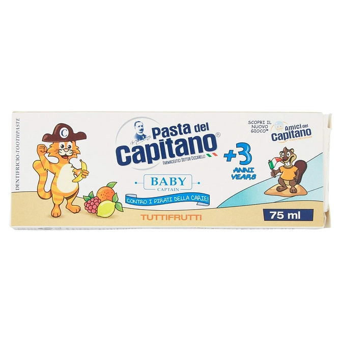 Pasta Capitano Dentifricio Baby T Fru 75 Ml