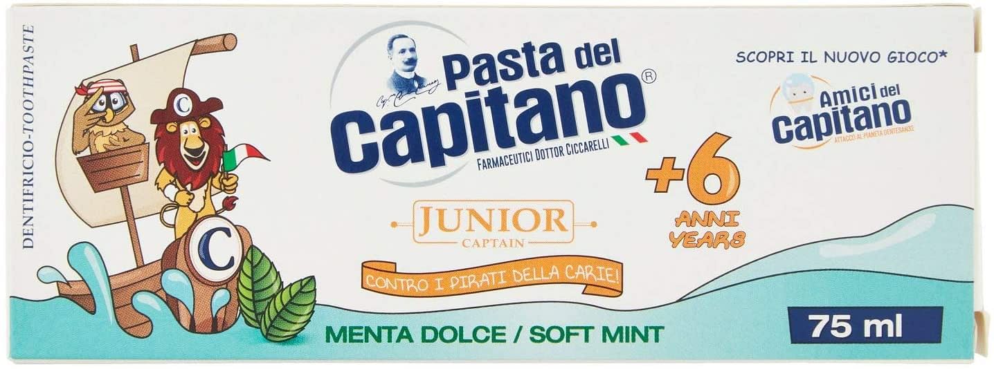 Pasta Capitano Dentifricio Junior 75 Ml