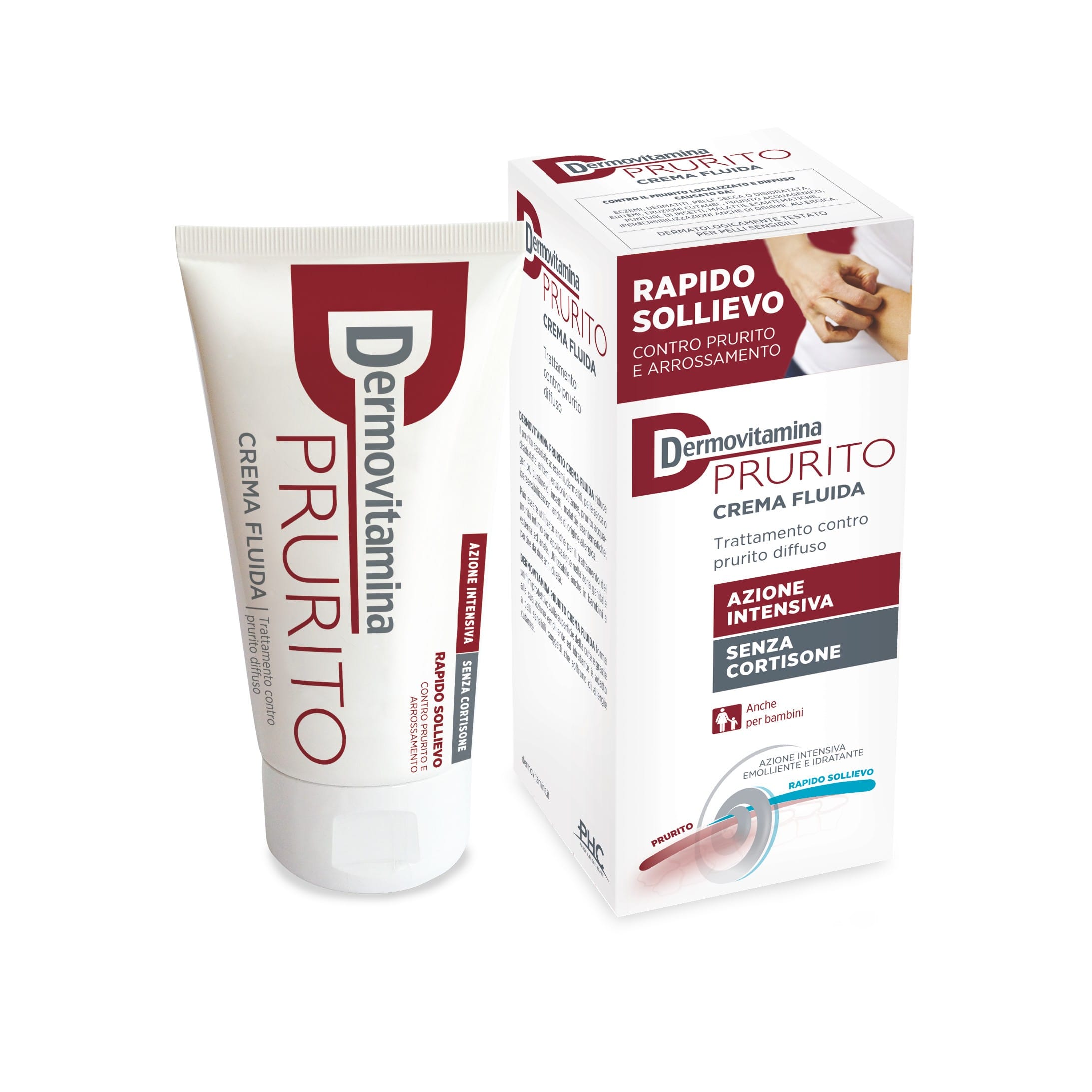 DERMOVITAMINA PRURITO CREMA FLUIDA AZIONE INTENSIVA SENZA CORTISONE 150 ML