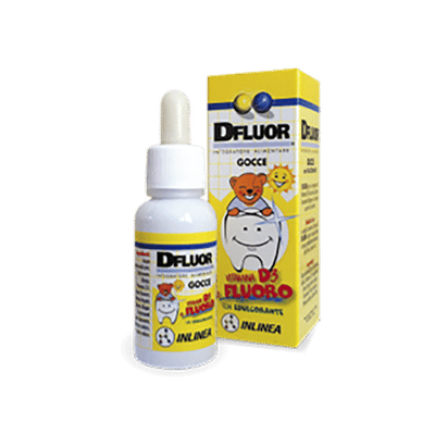 Integratore Dfluor con fluoro e vitamina D3, gocce 15ml