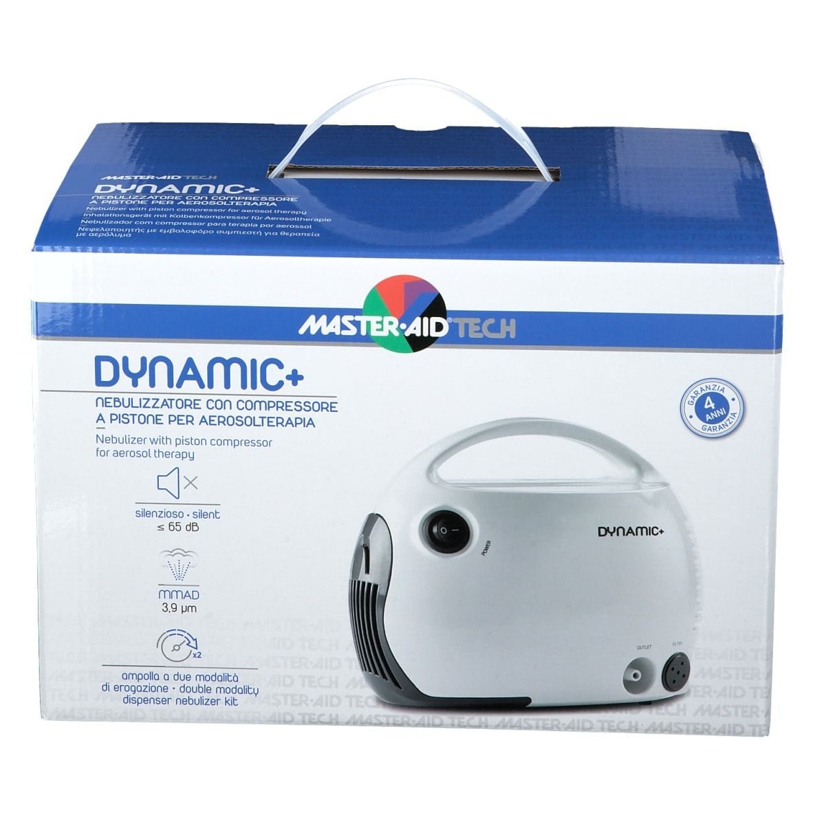 Nebulizzatore a compressore Master-Aid Dynamic+ per aerosolterapia