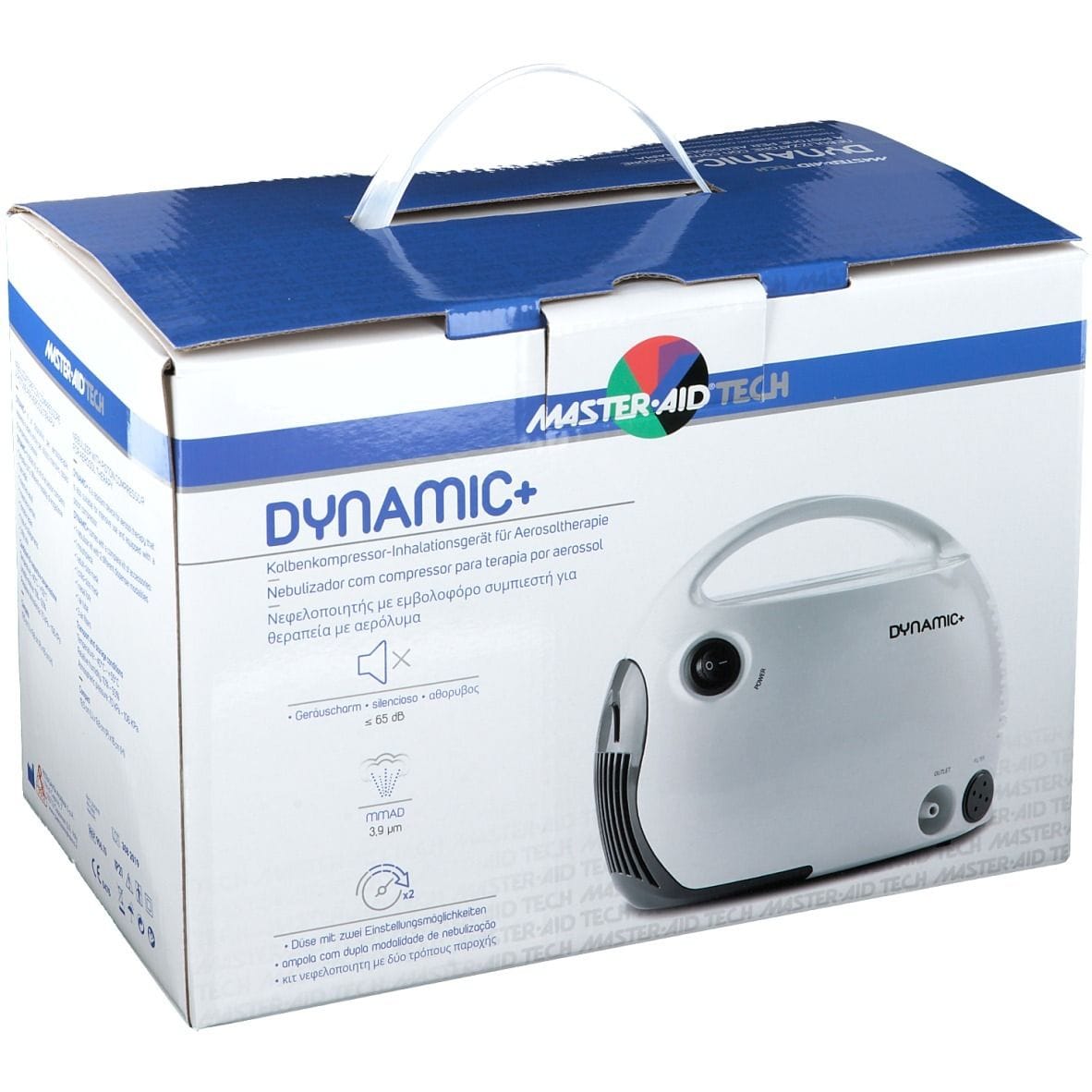 Nebulizzatore a compressore Master-Aid Dynamic+ per aerosolterapia