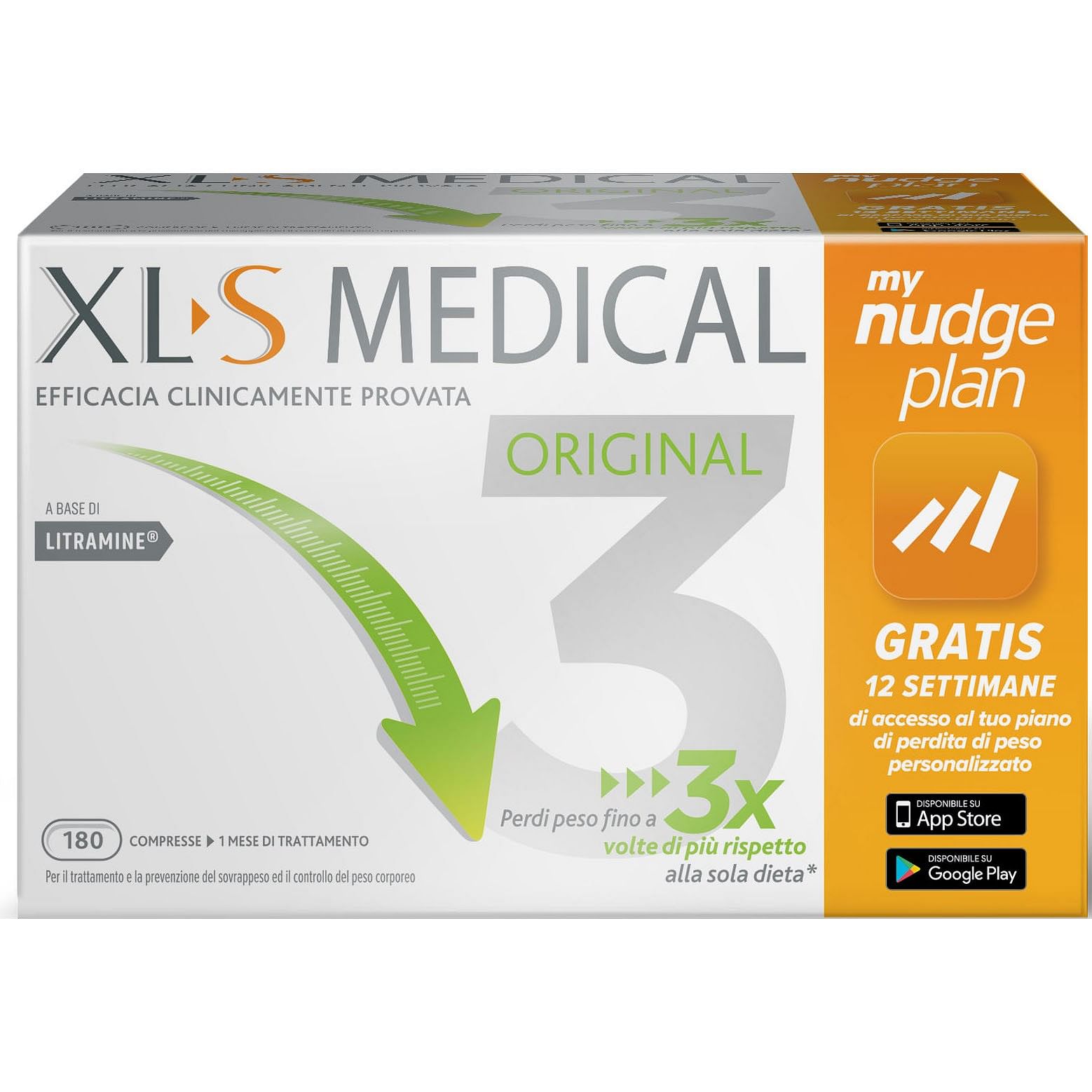 Xls Medical Liposinol 1 Mese Trattamento 180 Compresse