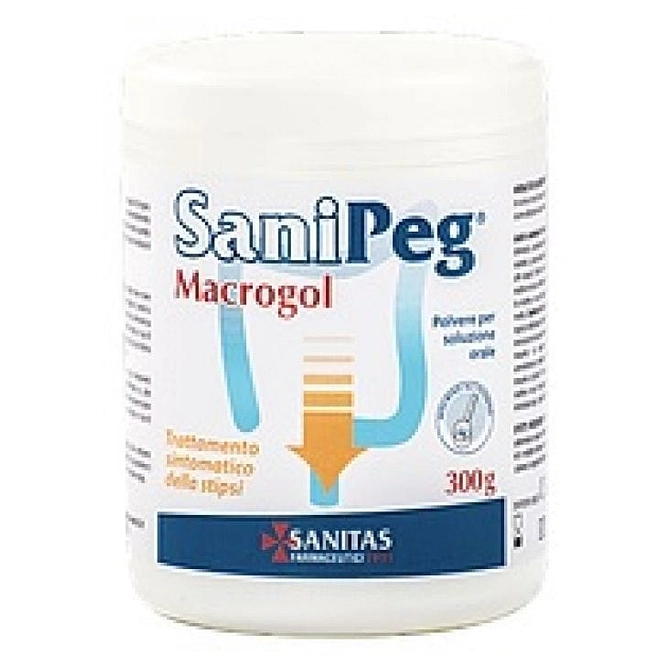 Sanipeg Macrogol Polvere Per Soluzione Orale Barattolo 300 G