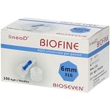 AGO PER PENNA DA INSULINA LINEA D BIOFINE GAUGE 31 LUNGHEZZA 6 MM 100 PEZZI