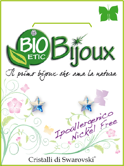 Orecchino Stella Aurora Boreale 5mm Bioetic Bijoux