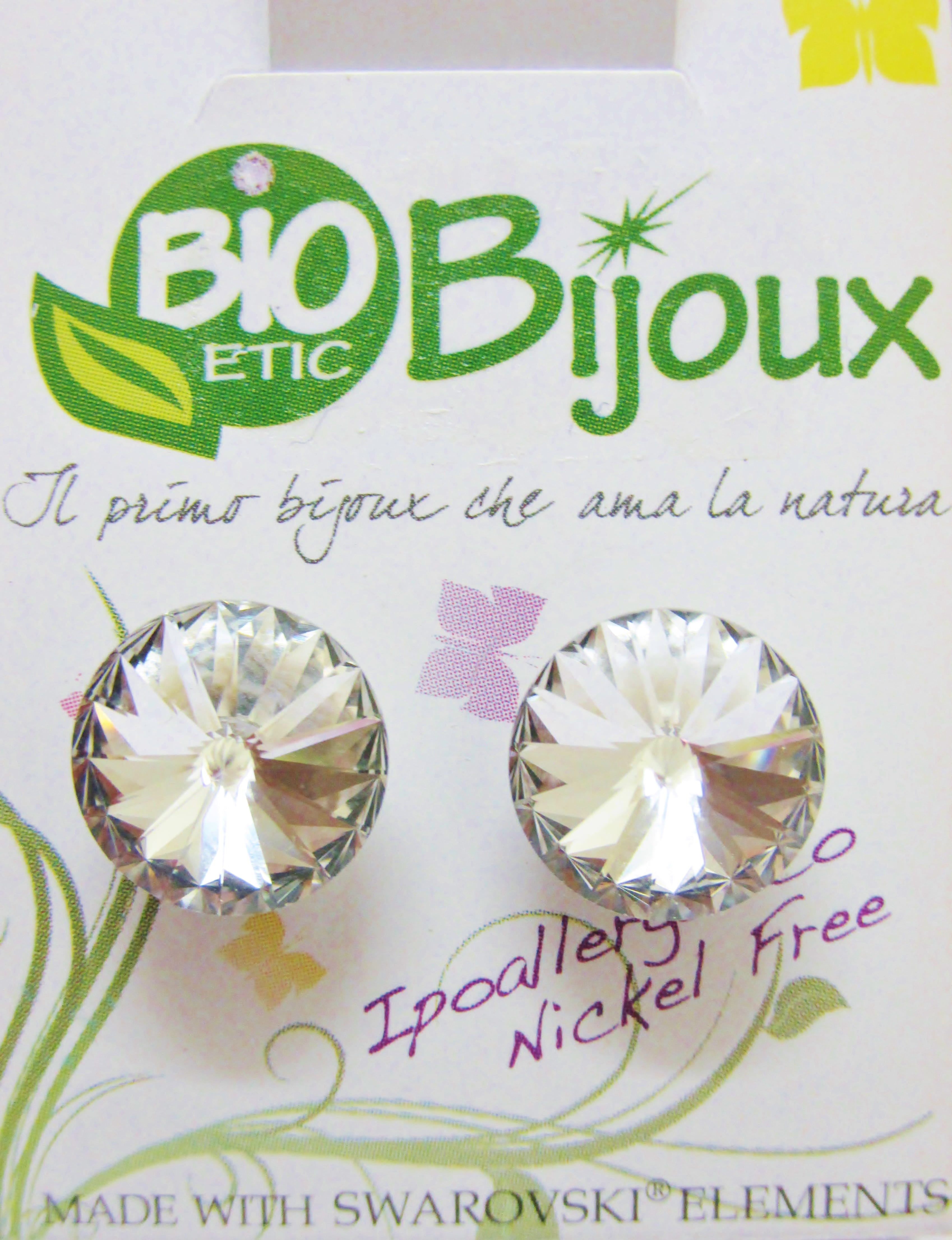 Orecchino Rivolo Crystal 10mm con Cristalli Swarovski