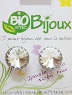 ORECCHINO RIVOLO 10MM CRYSTAL