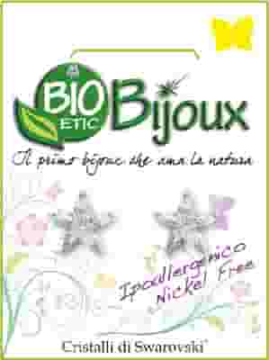 Orecchino stella crystal Bioetic Bijoux 10mm ipoallergenico