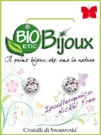 Orecchino Xirius Crystal Bioetic Bijoux, 6,2mm ipoallergenico