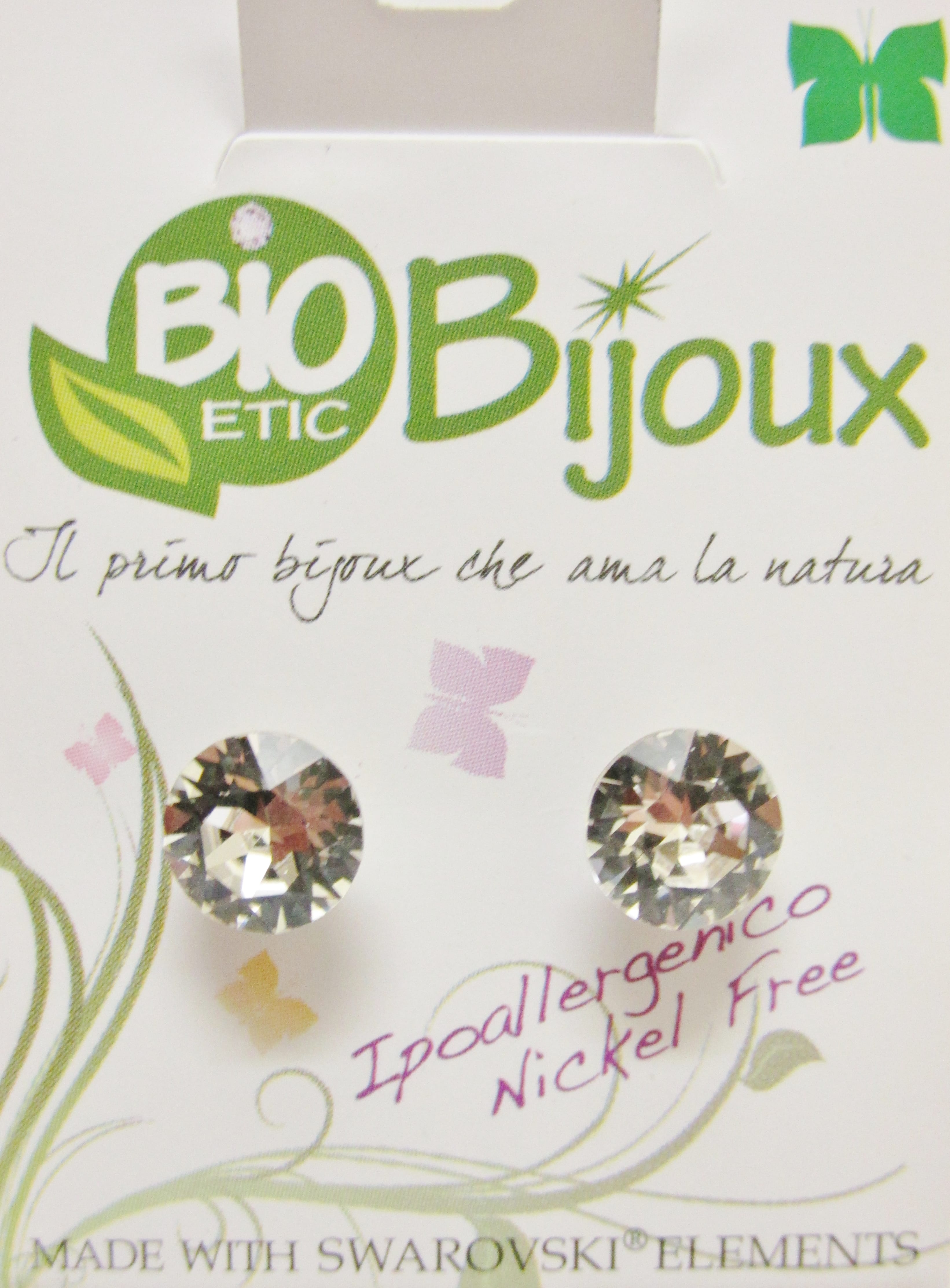 Orecchino Xirius Crystal Bioetic Bijoux, ipoallergenico