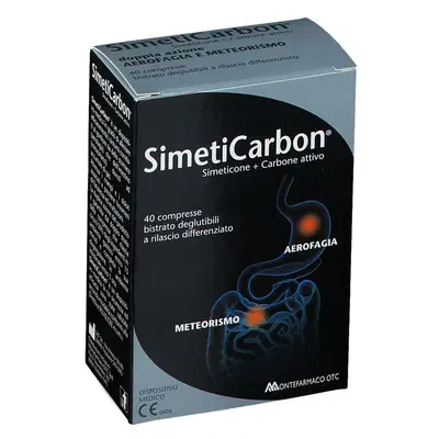 SIMETICARBON 40 COMPRESSE SIMETICARBON 40 COMPRESSE