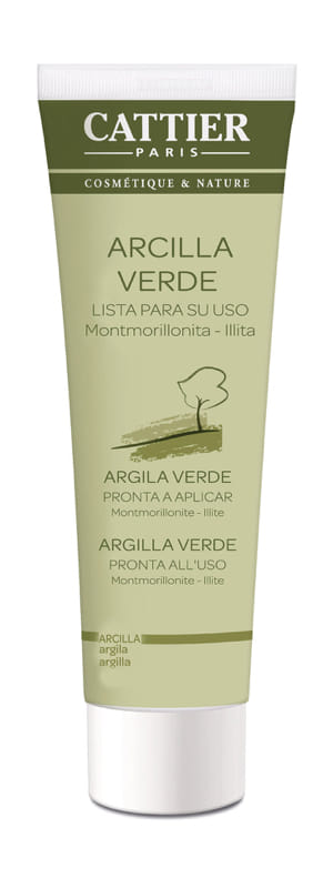 Argilla Verde Cattier per maschere purificanti, 400g
