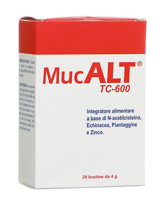 Mucalt Tc 600 20 Buste 4 G