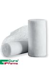 BENDA DI GARZA IDROFILA CURAMED IN PURO COTONE NON ELASTICA CON BORDI ORLATI ANTISFILACCIAMENTO 6X500 CM
