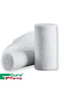 BENDA DI GARZA IDROFILA CURAMED IN PURO COTONE NON ELASTICA CON BORDI ORLATI ANTISFILACCIAMENTO 6X500 CM