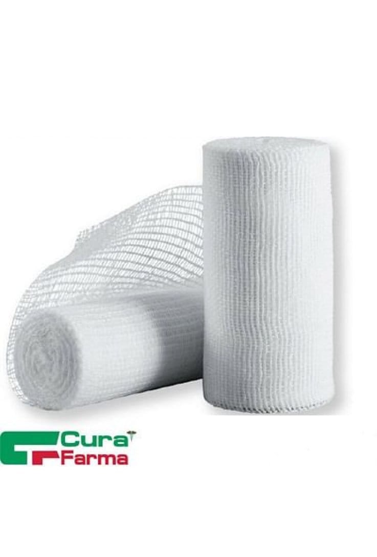 Benda Di Garza Idrofila Curamed In Puro Cotone Non Elastica Con Bordi Orlati Antisfilacciamento 6 X500 Cm