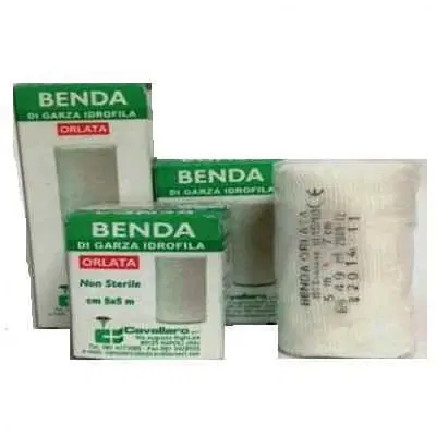 BENDA DI GARZA IDROFILA CURAMED IN PURO COTONE NON ELASTICA CON BORDI ORLATI ANTISFILACCIAMENTO 8X500 CM BENDA DI GARZA IDROFILA CURAMED IN PURO COTONE NON ELASTICA CON BORDI ORLATI ANTISFILACCIAMENTO 8X500 CM