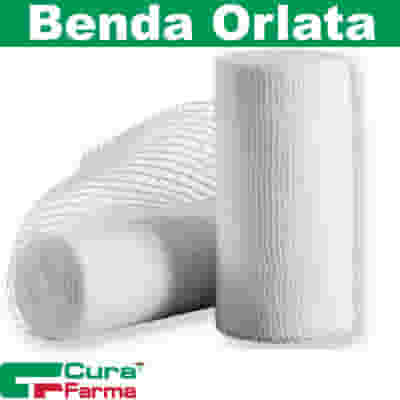 Benda di garza CuraMed in cotone puro, 10x500cm
