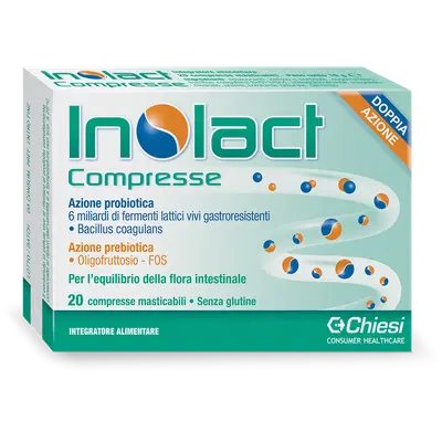 INOLACT 20 COMPRESSE MASTICABILI INOLACT 20 COMPRESSE MASTICABILI