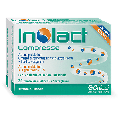 INOLACT 20 COMPRESSE MASTICABILI
