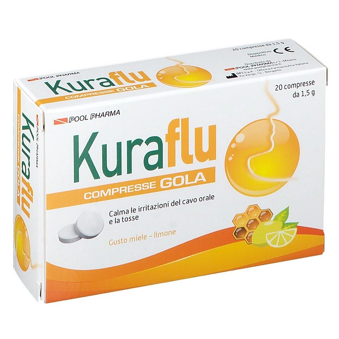 Kuraflu Gola Limone/Miele 20 Compresse