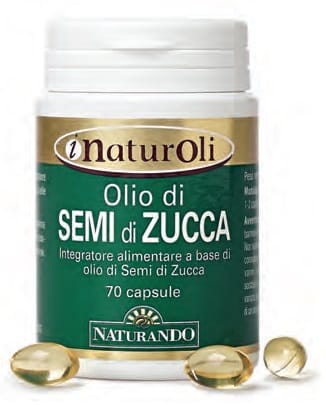 Integratore Naturoli Olio di Semi di Zucca, 70 softgel
